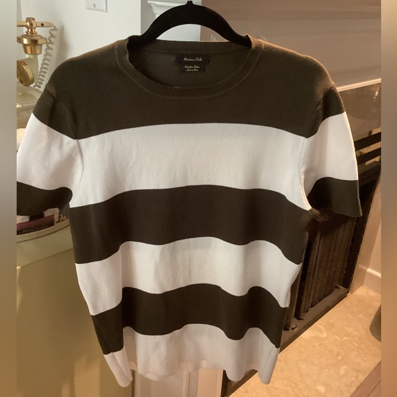 EUC Massimo Dutti striped knit tee - Picture 3 of 5
